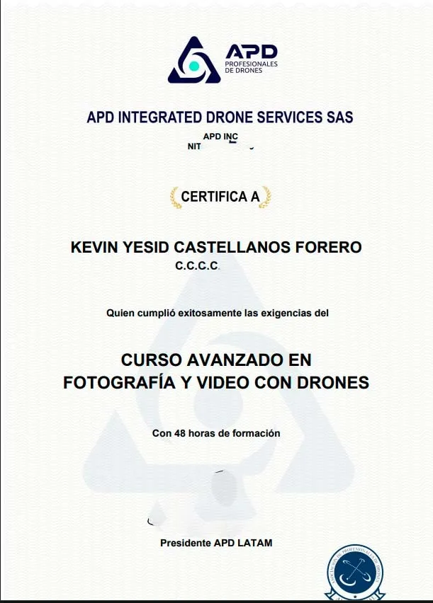 Certificado APD